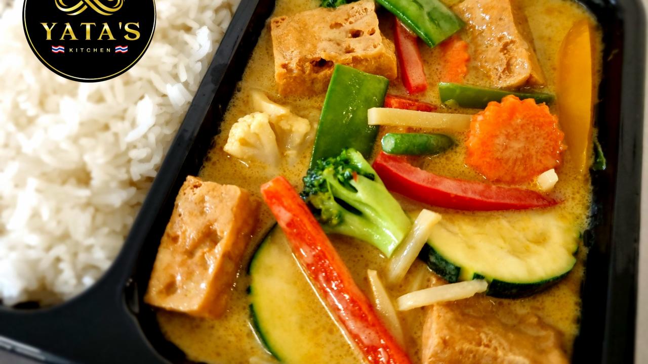 22. Groene curry Veggie (met of zonder Tofu) 🌶️🌶️🌶️ 